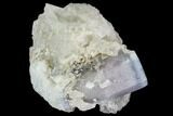 Aquamarine/Morganite Crystal in Albite Crystal Matrix - Pakistan #111368-1